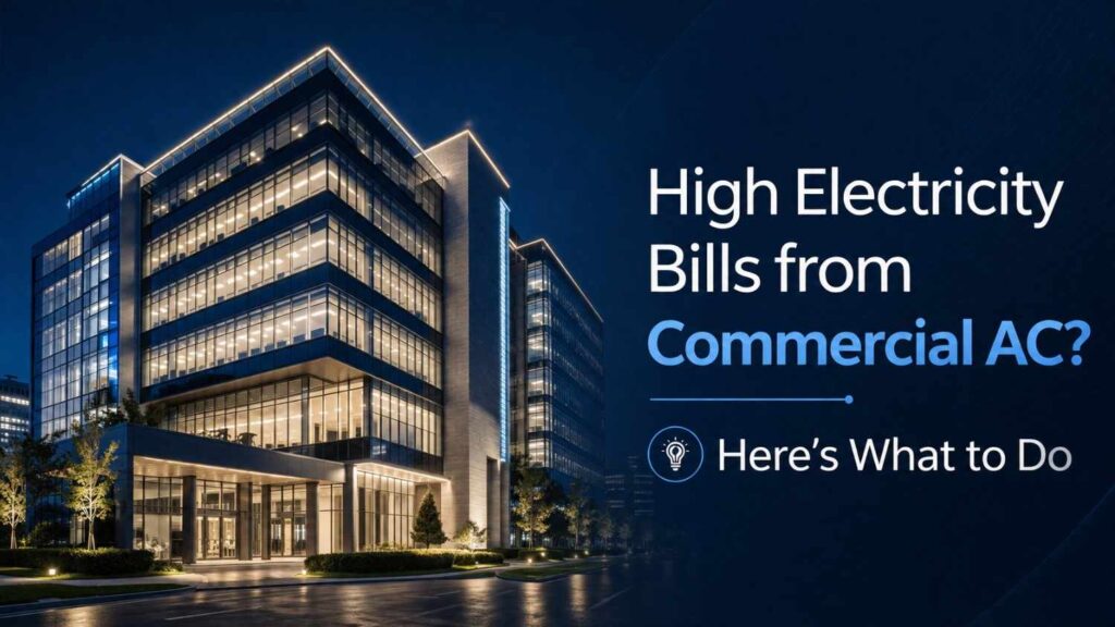High Electricity Bills from Commercial AC? Here's What to Do